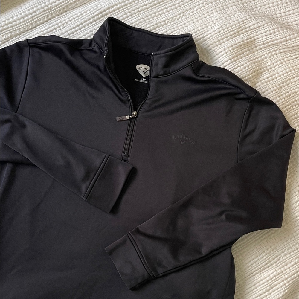 Callaway Black Performance Half-Zip Pullover